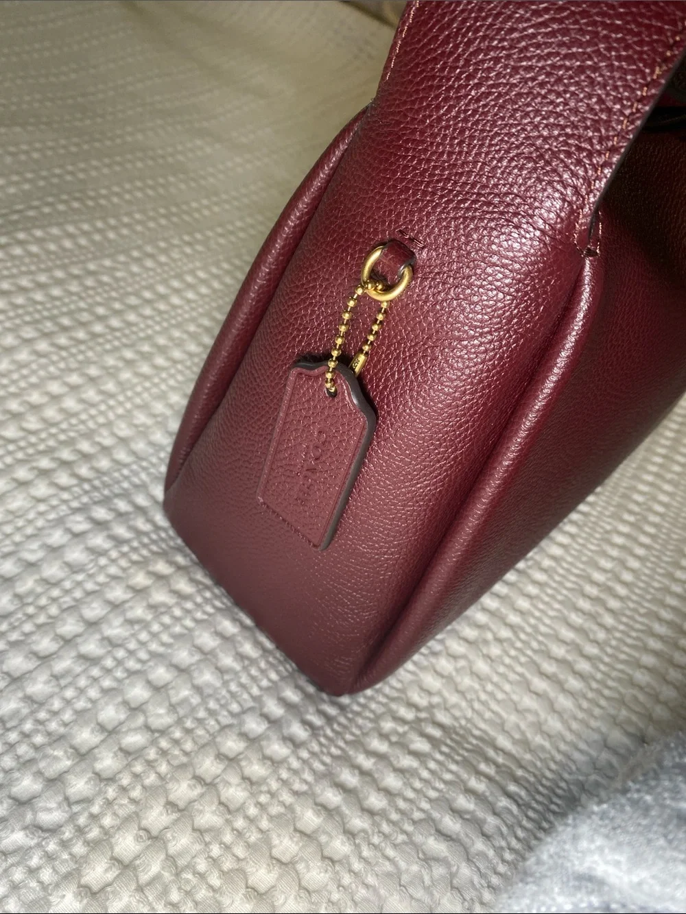 Coach Lola Shoulder Bag in Merlot 🍷✨
